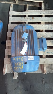 25 HP 3565 RPM WEG, Frame 284TS, TEFC, 1.25 service factor
