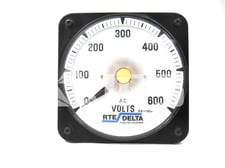 Kratos AC Volt Meter 0-600v Full Scale, 150 Volts AC Max
