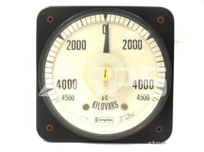 Crompton Switchboard Kilovar Meter 4500-0-4500, 120vac, 5 Amps