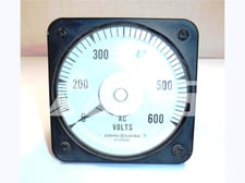 GE Ab-40 AC Volt Meter 0-600v Full Scale, 150 Volts AC Max