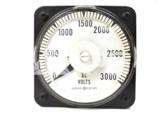 Yokogawa Ab-40 AC Volt Meter 0-3000v Full Scale, 150 Volts AC Max