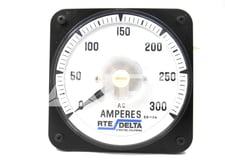 Kratos AC Ammeter 0-300 Amps Full Scale, 5 Amps Max