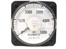 Yokogawa Ab-40 AC Kilowatt Meter 0-5000w Full Scale, 120vac, 5a, 3w3p