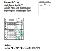 Electroswitch Circuit Breaker Control Switch New Series 24