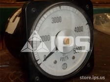 Crompton Switchboard AC Volt Meter 0-5000v Full Scale, 113 Volts AC Max