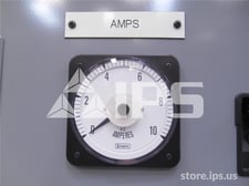 Crompton Switchboard AC Ammeter Unused Surplus 0-10 Amps Full Scale, 5 Amps Max