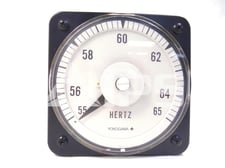 Yokogawa Ab-40 Frquency/hertz Meter 55-65hz Full Scale, 120 Volts AC Max