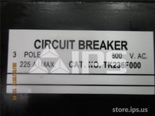 GE Tk K1200 Line Mccb, 150 Amps Thermal Mag Trip Generic Item Number