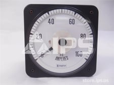 Crompton Switchboard AC Ammeter 0-100 Amps Full Scale, 5 Amps Max