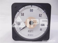 Crompton Switchboard Frequency/hertz Meter 55-65hz Full Scale, 130 Volts AC Max