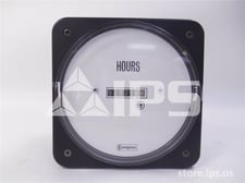 Crompton Switchboard Hour Meter 110-130vac, Hours Tenths Hundredths Scale