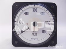 Crompton Switchboard AC Volt Meter 0-600v Full Scale, 250 Volts AC Max