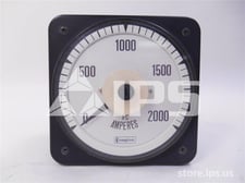 Crompton Switchboard AC Ammeter 0-2000 Amps Full Scale, 5 Amps Max