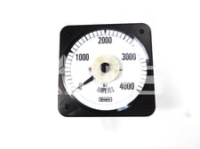 Crompton Switchboard AC Ammeter New 0-4000 Amps Full Scale, 5 Amps Max