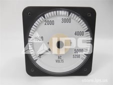 Crompton Switchboard AC Volt Meter 0-5250v, 150 Volts AC Max