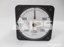 Crompton Switchboard Kilovar Meter 2k-0-2k, 120vac, 5 Amps