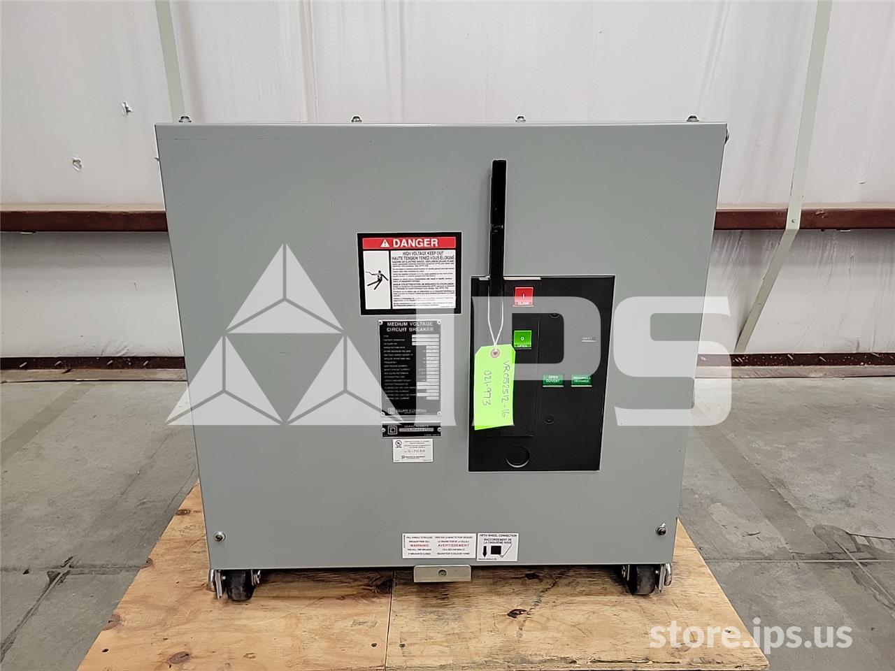 1200 Amps Square D Vad-5 Vr V5d3133y000 5 KV 250mv Amps 120 Volts AC Control, 125 Volts DC Shunt Trip