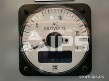Yokogawa Dual-vue Digital / Analog AC Kilovolt Meter 0-18 KV Full Scale, 150 Volts AC Max, Blue Led Display