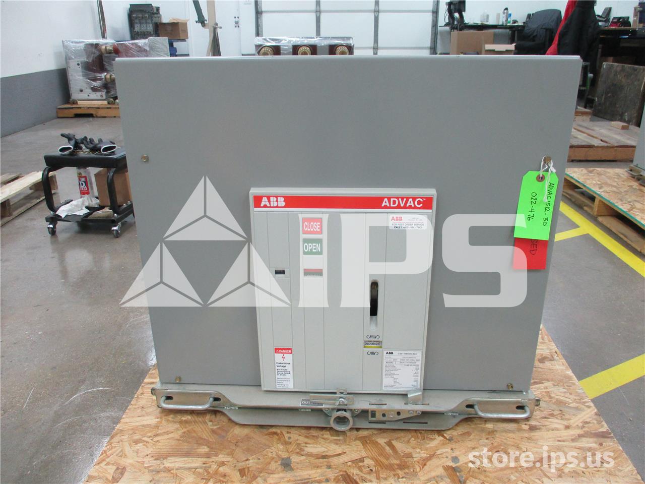 1200 Amps ABB Advac Aa3k1777xx1000p Model 3 (advac Model 3) Parts Unit, 125 Volts DC Control