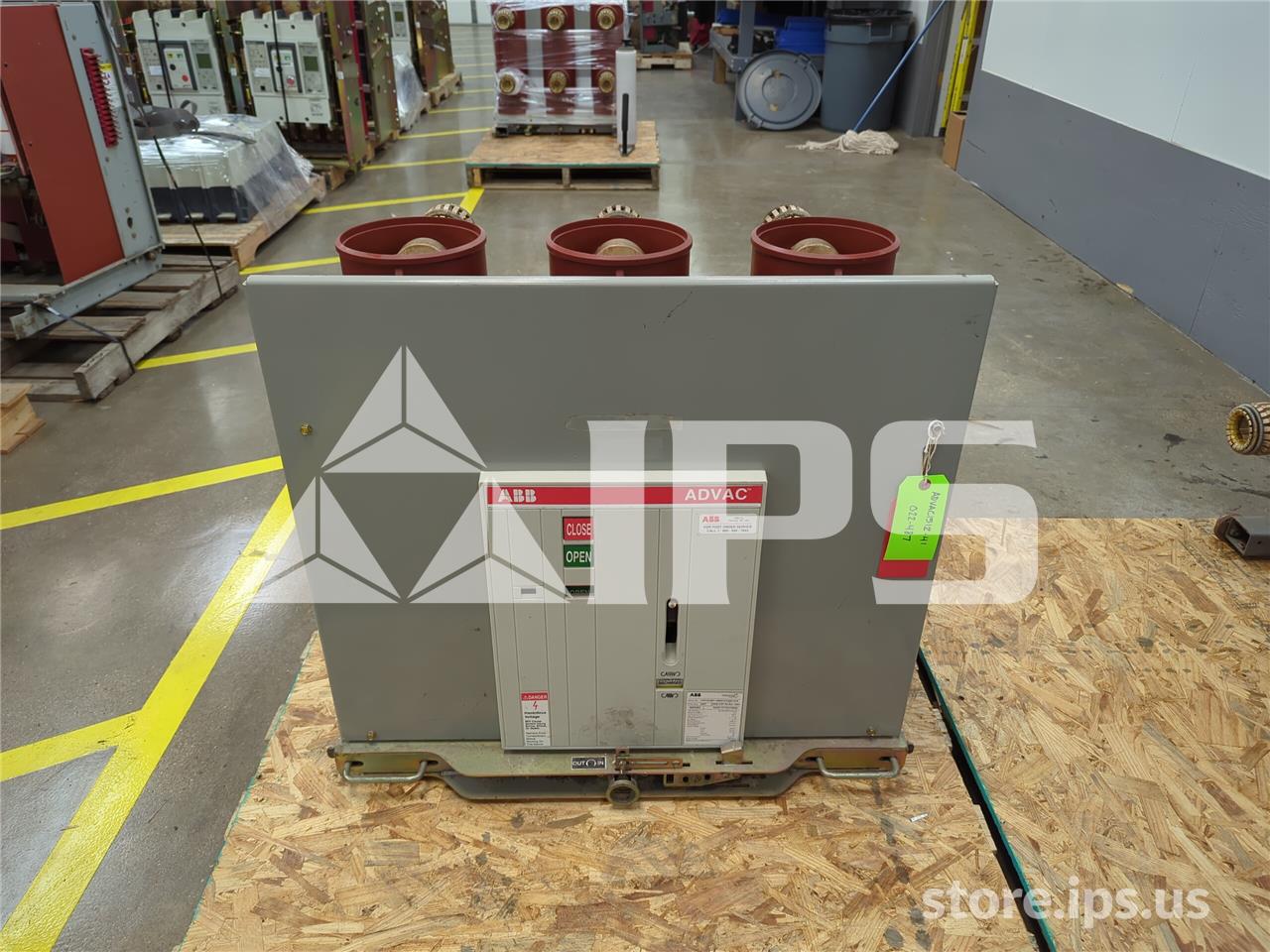 1200 Amps ABB Advac Aa3k1777xx10000 Model 3 (advac Model 3) Parts Unit, 125 Volts DC Control
