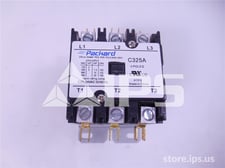 25 Amps Packard Air Magnetic Contactor Unused Surplus 24 Volts AC Coil, 3 Pole