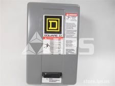 Square D Type Sbg2 Non Reversing Contactor Size 0 Unused Surplus 480 Volts AC Coil, Class 8536, Nema 1