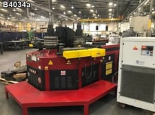 10" x 10" x .4" Tauring #Alpha-200, 15.75" shaft length, 3 rolls, Alpha200CNCi CNC Control, 2014, #B4034