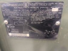 500 KVA 33260GY/19200 Primary, 208Y/120 Secondary, 3 phase, Padmount Transformer