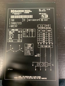 1500 KVA 21000GY/12125 Primary, 600Y/346 Secondary, 3 phase, Padmount Transformer