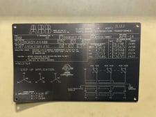 1000 KVA 330Y/191 Primary, 24940GY/14400 Secondary, Step Up Transformer, 3 phase, Padmount Transformer