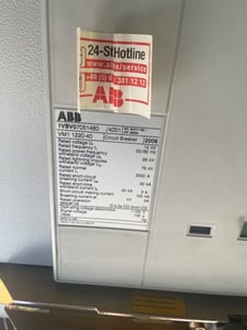 2000 Amps, Allen-Bradley #1VBV0751480/4001, 12 kv, nice, used, please make best offer