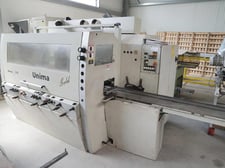 Weinig #Unimat-Gold, feed through moulder, 6-head, 9-1/6" x4-3/4" capacity, 2003