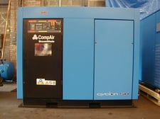 431 cfm, 72-100 psig, CompAir #475SR, vari-speed, 100 HP, air cooled, enclosed, 460 V.