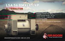 Image for 5280 KW, 1800 RPM, Leroy Somer, Alternator, 13800 Volts, 2-bearing, 2022