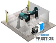 Wolf Welding Cell, IRB 4600, 6 Axis Robot, IRC5 Controller, HeadStock/TailStock, Power Wave AC/DC 1000 SD