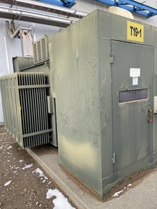 3000 KVA 13800 Primary, 2400Y/1385 Secondary, Ferranti Packard, Oil-Filled ONAN/ONAF Transformer
