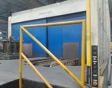 6.1" Giddings & Lewis #MC-1600, CNC horizontal boring mill, 141.7"X, 88.9"Y, 49.2"Z, 3500 RPM, #50, Fanuc