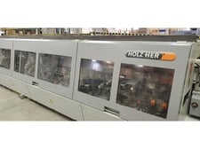 Holz-Her #1488-Triathlon, edgebander w/ pre-mill & corner rounding, Ligmatech ZR01 return conveyor, PPC 231