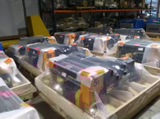5 Ton, Harrington Hoist 26/4.3 FPM, Trolley 66/11 FPM, 25' Lift, 460 V., Ready to Ship from Houston Crane