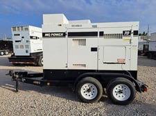 62 KW Multiquip #DCA70SSIU4F, Trailer Mounted, Tier 4F, 120/240/208/277/480 Volts, 7017 hours, 2017, $33.5k