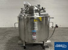 317 gallon DCI Reactor, Hastelloy C22, 52" dia x 35" straight side, 45 psi @ 350&deg;F internal, jacketed for