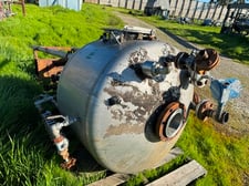 100 gallon Stainless Steel tank, dish top & bottom, 36" dia x 20" straight side