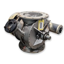 12" Young Industries #12-IN-HC, Stainless Steel rotary conveyor valve, 1 HP