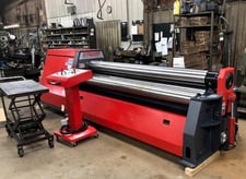 96" x 5/16" Synergy #AH4-8/08, hydraulic 4-roll plate bending roll, 9.06" roll diameter, 2021
