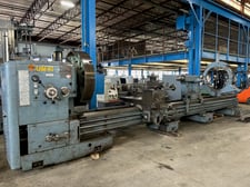 59" x 240" Summit engine lathe, 45" swing over cross slide, hardways, taper attachment, inch/metric, 6.125"