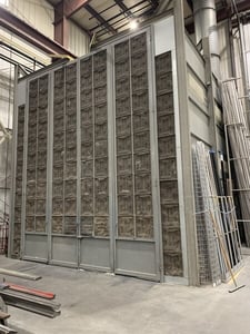 Global Finishing Solutions #IDB-202020-S, Crossflow paint spray booth system, 2007