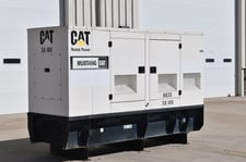 100 KW Caterpillar #3054C, diesel generator, weatherproof enclosure, 5079 hours, 2006, #088835