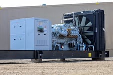 1000 KW MTU #16V2000G86S, standby diesel generator, open, 277/480 Volts, 2024, #089962