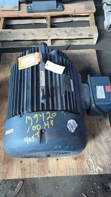 100 HP 1780 RPM Marathon, Frame 405T, TEFC, 1.15 service factor