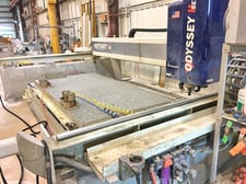 Park Industries #Odyssey-II, CNC work center, 5' x10' table, 20 HP, 10k RPM, 6.25" blade, Siemens 840Di, 2005